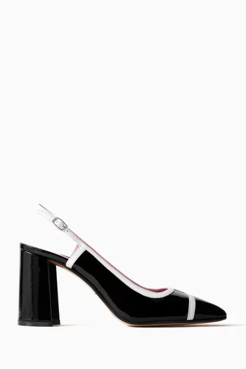 Alizee 90 Slingback Pumps in Leather
