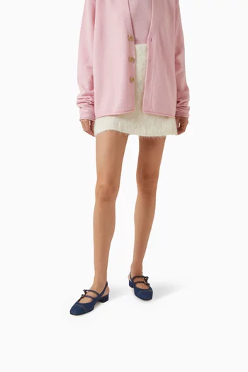 Peche 25 Slingback Ballerinas in Denim