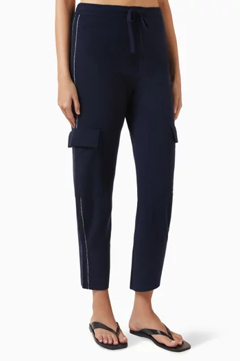 Ankle Pocket Cargo Pants in Cashmere