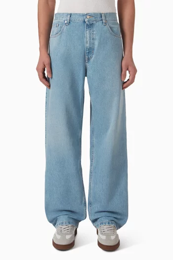 بنطال جينز زاين بقصة فضفاضة دينم