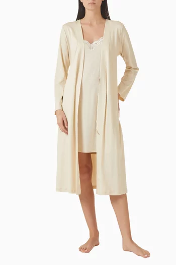 Belted Robe in Cotton