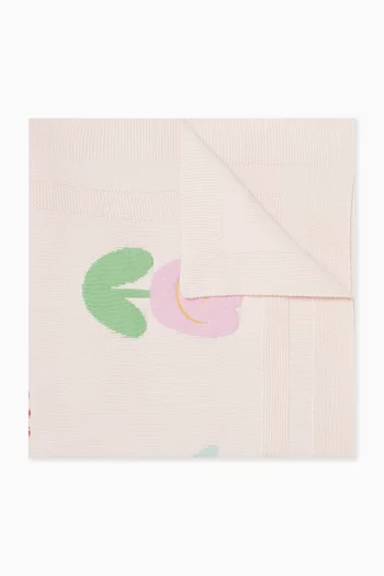 Tulip Blanket in Knitted Cotton