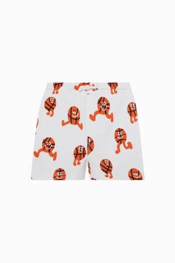 Basketball Shorts in Cotton