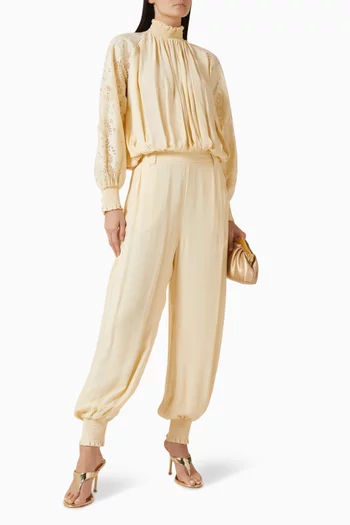 Soblo Top in Viscose-georgette