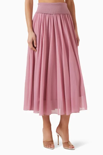 Flared Skirt in Georgette