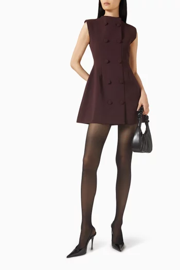 Button-up Mini Dress