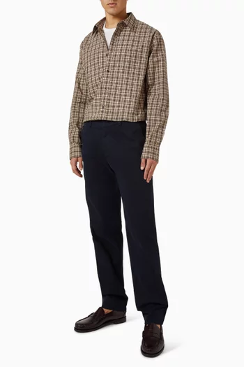 Great Falls Plaid Shirt in Cotton Poplin