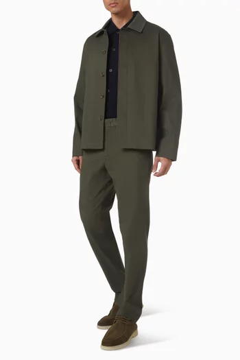 Button-up Sweater in Merino Wool