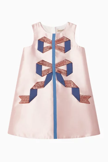 Origami Ribbon Shift Dress