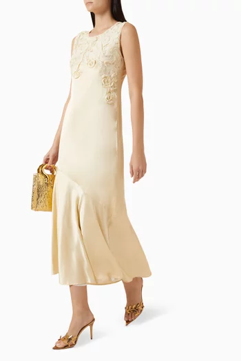 Tazzina Asymmetric Dress in Viscose-blend