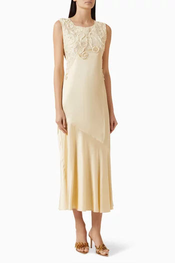 Tazzina Asymmetric Dress in Viscose-blend