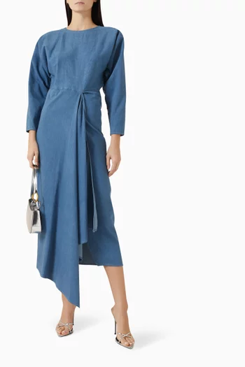 Dayna Maxi Dress in Denim