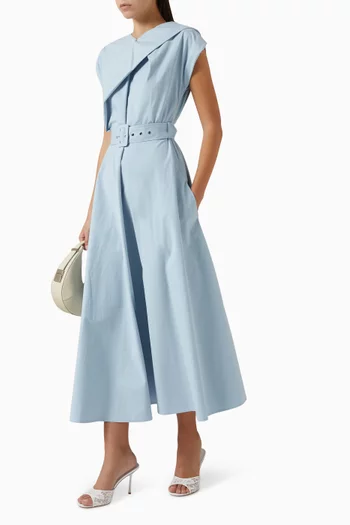Asti Belted Midi Dress