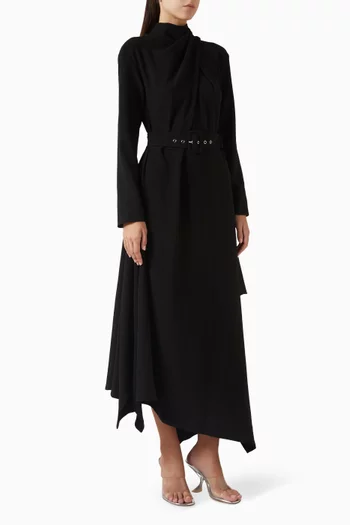 Eliza Belted Maxi Dress
