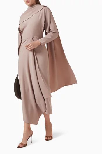Dayna Scarf Midi Dress