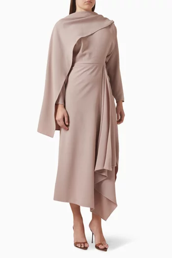 Dayna Scarf Midi Dress