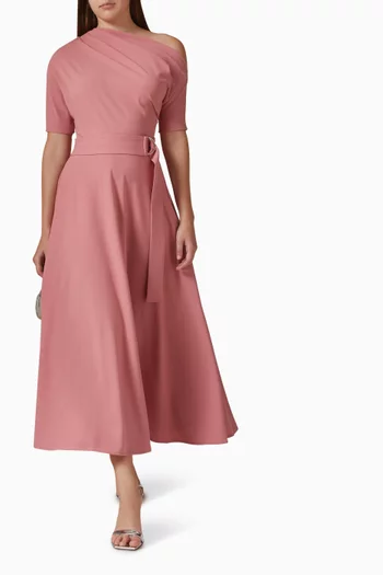 Lyra Belted Midi Dress