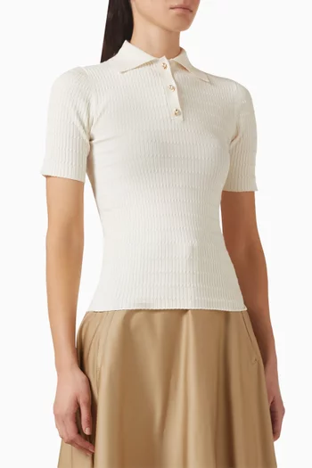 تي شيرت بولو نسيج فيسكوز