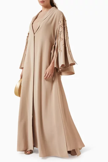 فستان نيكسيل مزين بتطريزات كريب