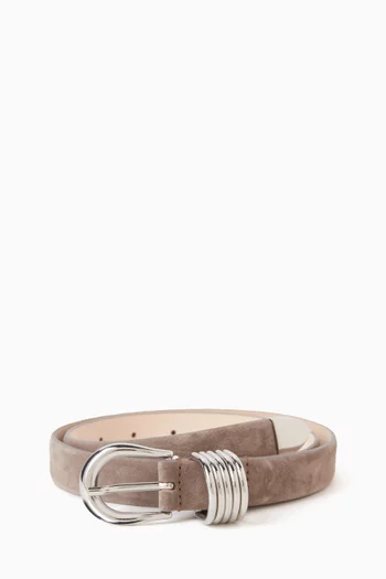 Hollyhock Cavallino Belt in Suede