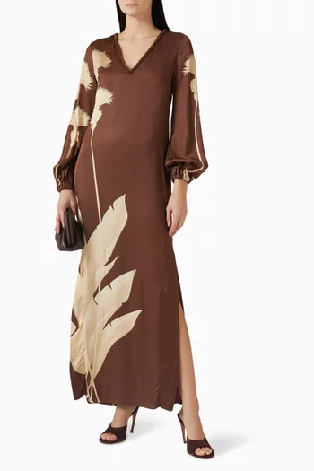 Palmas Printed Maxi Dress