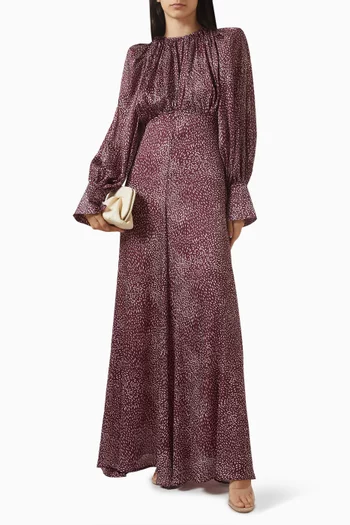 فستان ليندا بنقشة