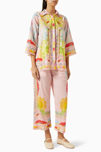 طقم ليلي متناسق