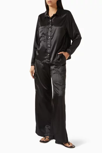 Relaxed-fit Shirt in Satin