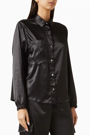 Relaxed-fit Shirt in Satin