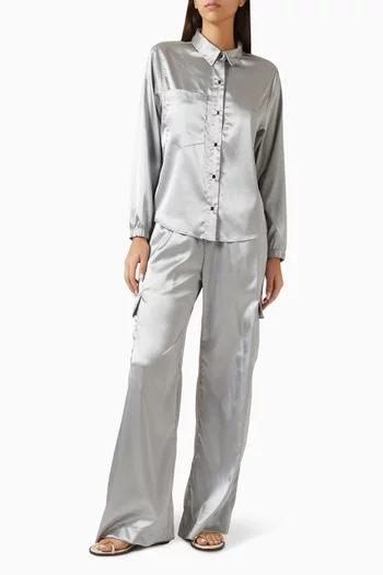 Relaxed-fit Shirt in Satin