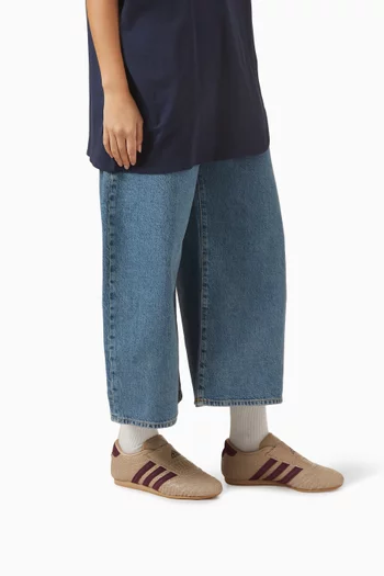 سنيكرز تايكوندو جلد بنقشة جلد التمساح