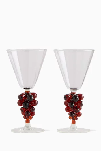 Bordeaux Wine Glasses, Set of 2