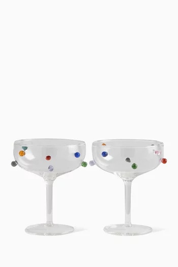 طقم كؤوس كوبيه بومبونيت، قطعتان