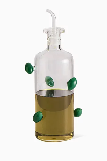 The Olive Bottle in Glass