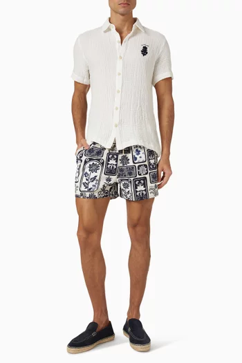 Cassius Batik Swim Trunks