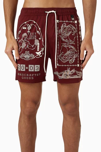 Joe Tissu Swim Trunks