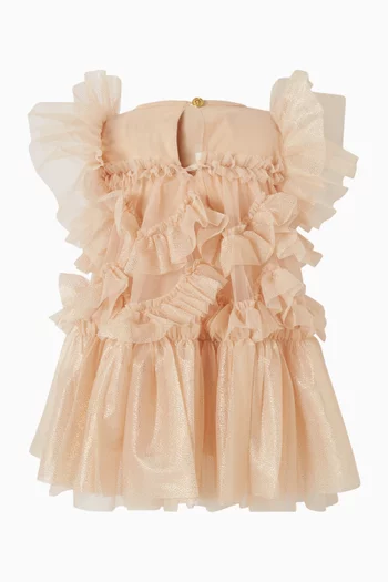 Etta Ruffled Dress in Tulle