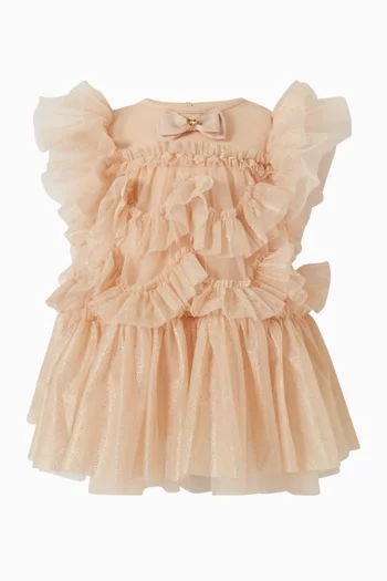 Etta Ruffled Dress in Tulle