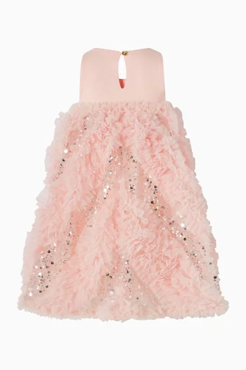 Dylas Ruffle Sequin Dress