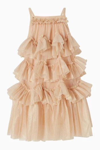 Remi Ruffled Dress in Tulle