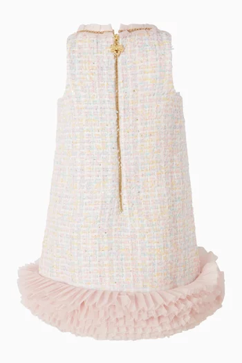 Wren Jacquard Dress in Tweed