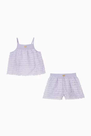 Shauna Frilly Top & Short Set
