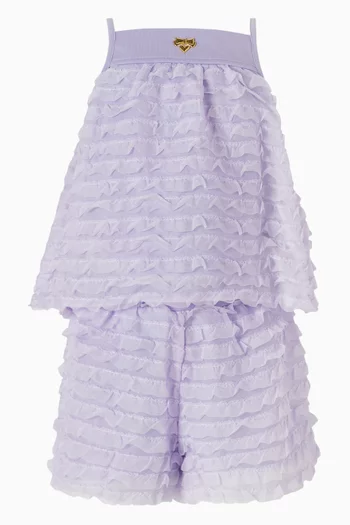 Shauna Frilly Top & Short Set