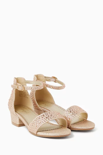 Athena Crystal Sandals