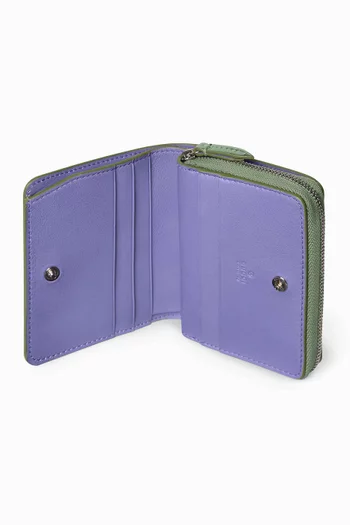 Mini GG Marmont Zip Wallet in Patent Leather