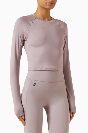 Studio Long-T Crop Top