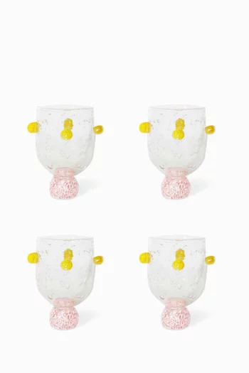 Dotty Glass Tumblers, Set of 4