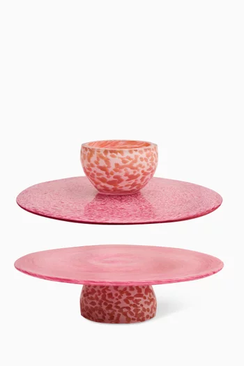 2-in-1 Footed Cake Plate & Tapas Bowl