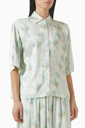 بلوزة بيمينا بنقشة فيسكوز