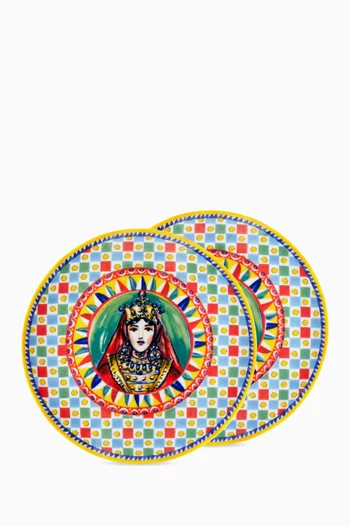 طقم أطباق فواكه ريجينا بورسلين، قطعتان